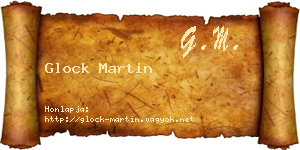 Glock Martin névjegykártya